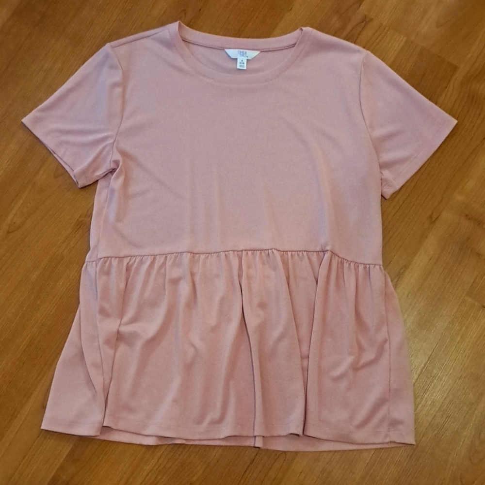 Pink Puplum Tee